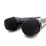 Twee draadloze microfoons met USB-ontvanger voor luidspreker met karaokefunctie, Mediatech MT395