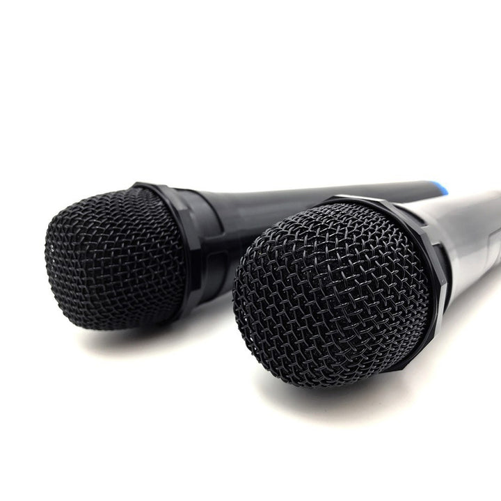 Twee draadloze microfoons met USB-ontvanger voor luidspreker met karaokefunctie, Mediatech MT395
