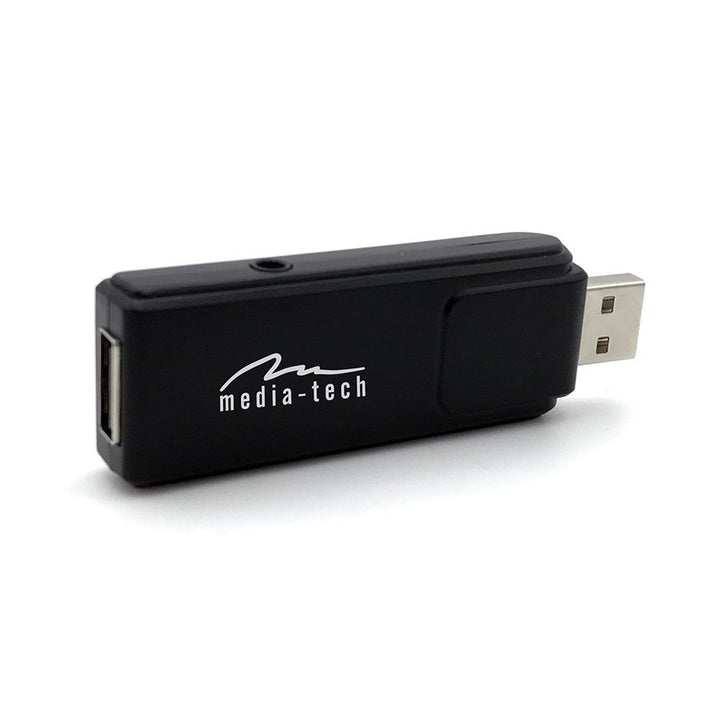 Twee draadloze microfoons met USB-ontvanger voor luidspreker met karaokefunctie, Mediatech MT395
