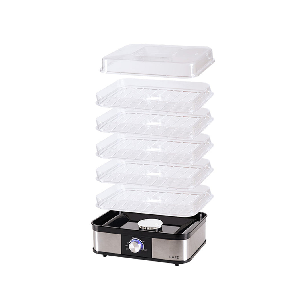 Lafe droger, voor champignons, fruit, groenten, 250W, 5 zeven, temperatuurregeling, NutriDry