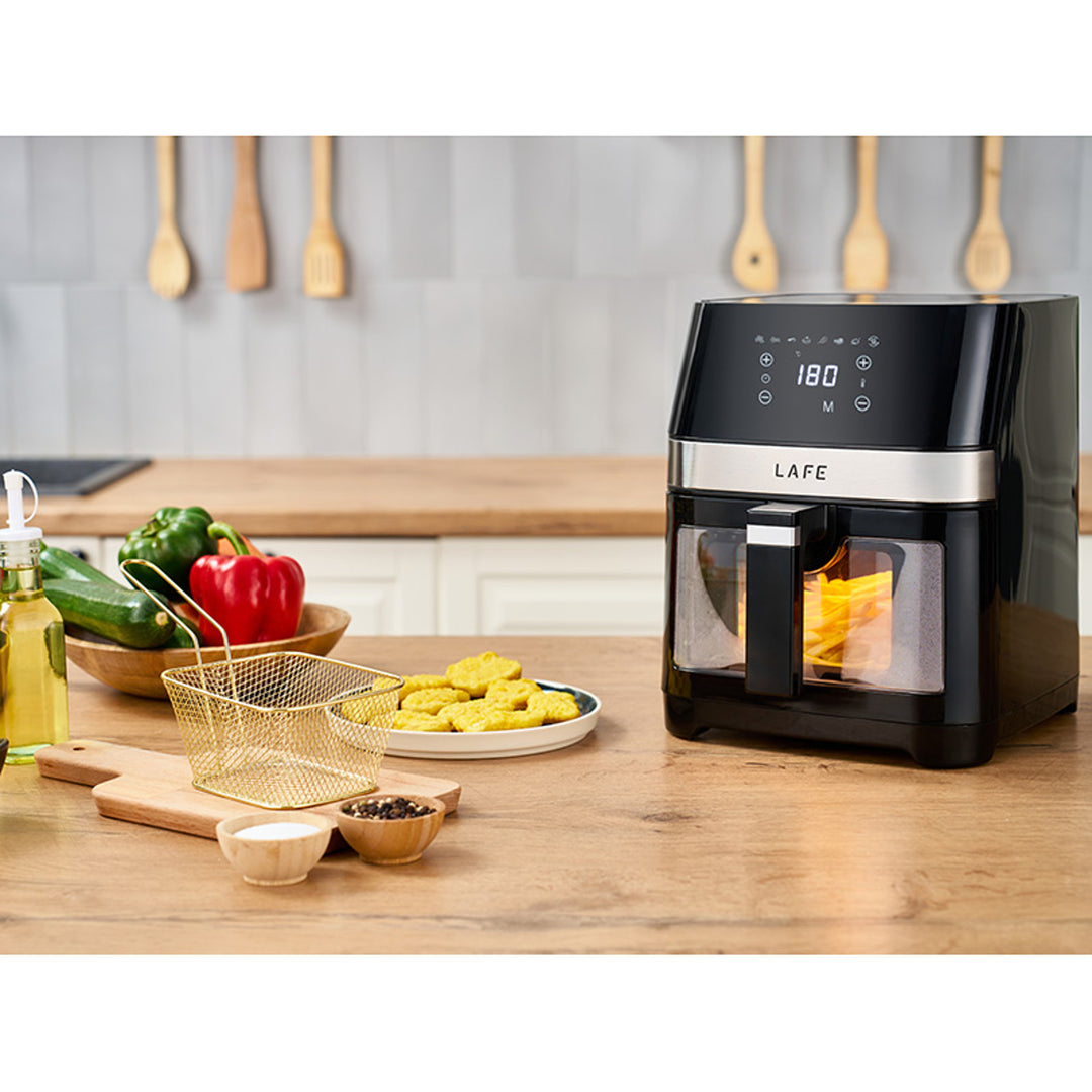 Lafe vetvrije friteuse, 1500W, 7 programma's, LCD-display, MasterFry