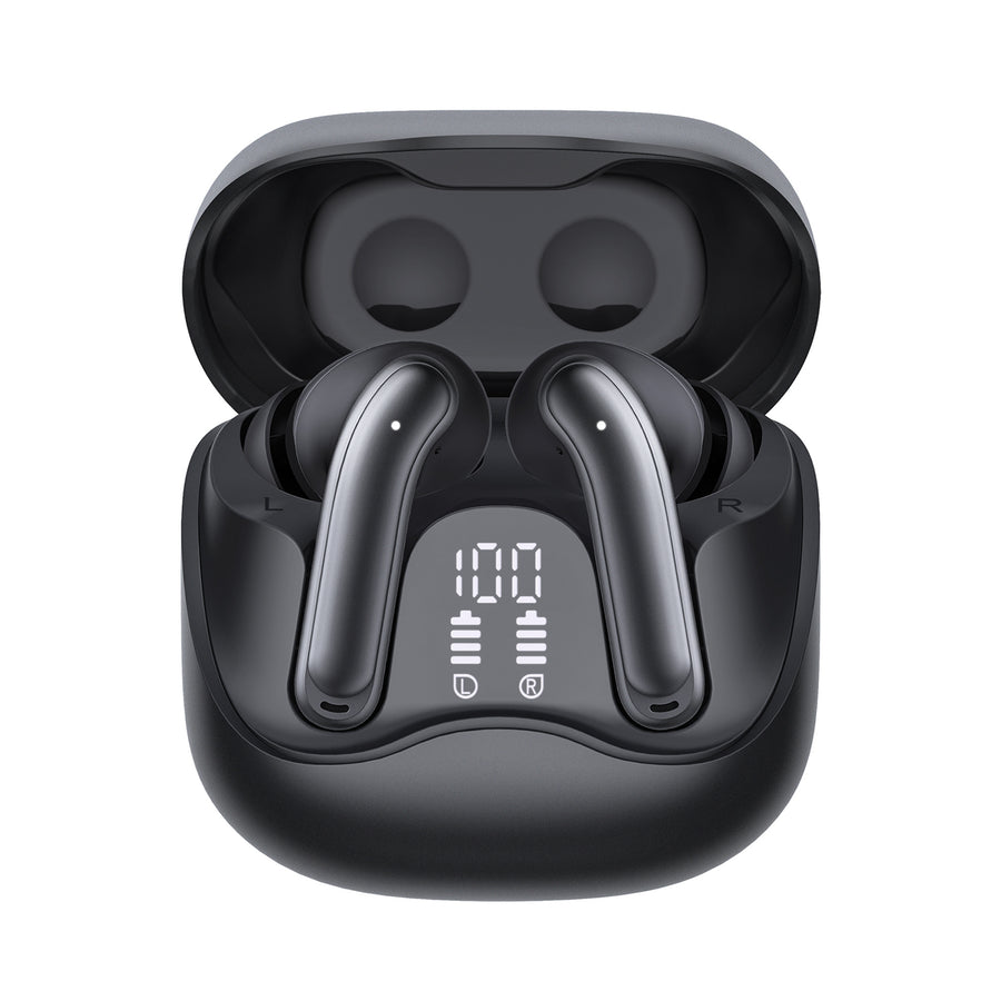 Audiocore draadloze hoofdtelefoon, hybride ANC, ENC, 6 microfoons, oplaadcase, Tuya, AC591 PRO