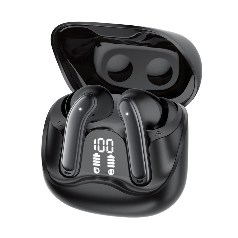 Audiocore draadloze hoofdtelefoon, hybride ANC, ENC, 6 microfoons, oplaadcase, Tuya, AC591 PRO