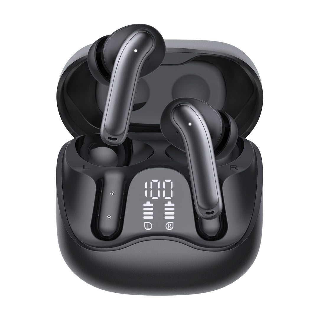 Audiocore draadloze hoofdtelefoon, hybride ANC, ENC, 6 microfoons, oplaadcase, Tuya, AC591 PRO