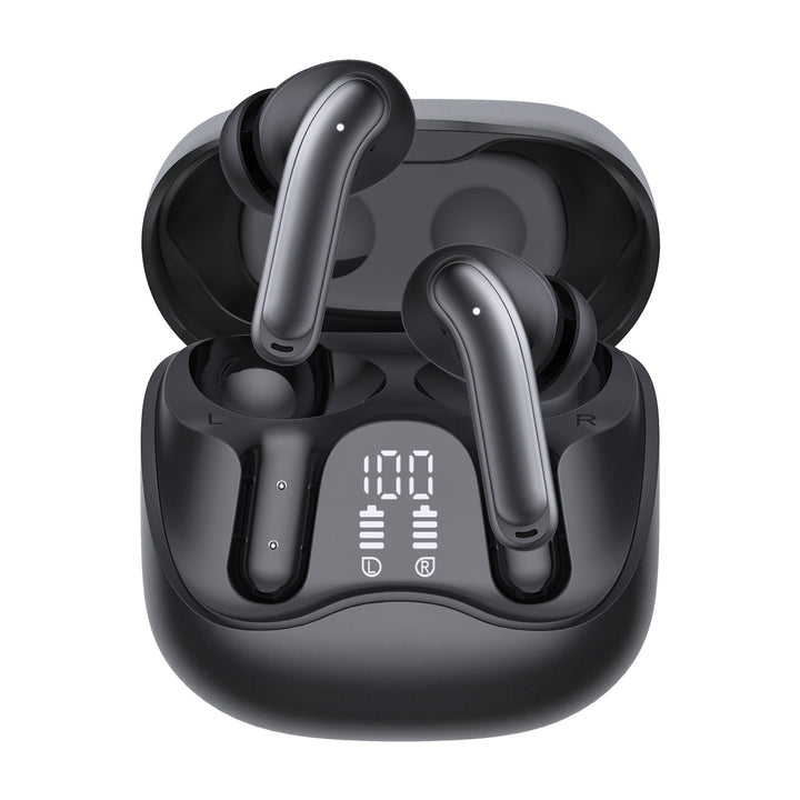 Audiocore draadloze hoofdtelefoon, hybride ANC, ENC, 6 microfoons, oplaadcase, Tuya, AC591 PRO