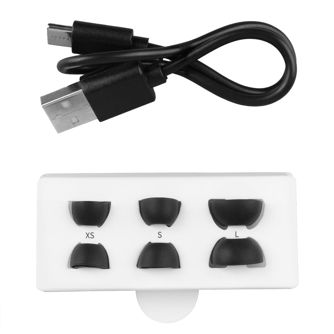 Audiocore draadloze hoofdtelefoon, hybride ANC, ENC, 6 microfoons, oplaadcase, Tuya, AC591 PRO