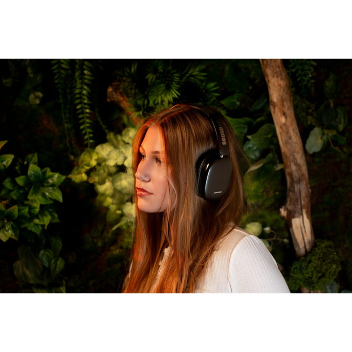 Concept SoundJoy draadloze hoofdtelefoon voor in de oren, tot 70 uur afspeeltijd, Bluetooth 5.4, snel opladen, actieve ruisonderdrukking tot 33 dB, zwart, HS4060