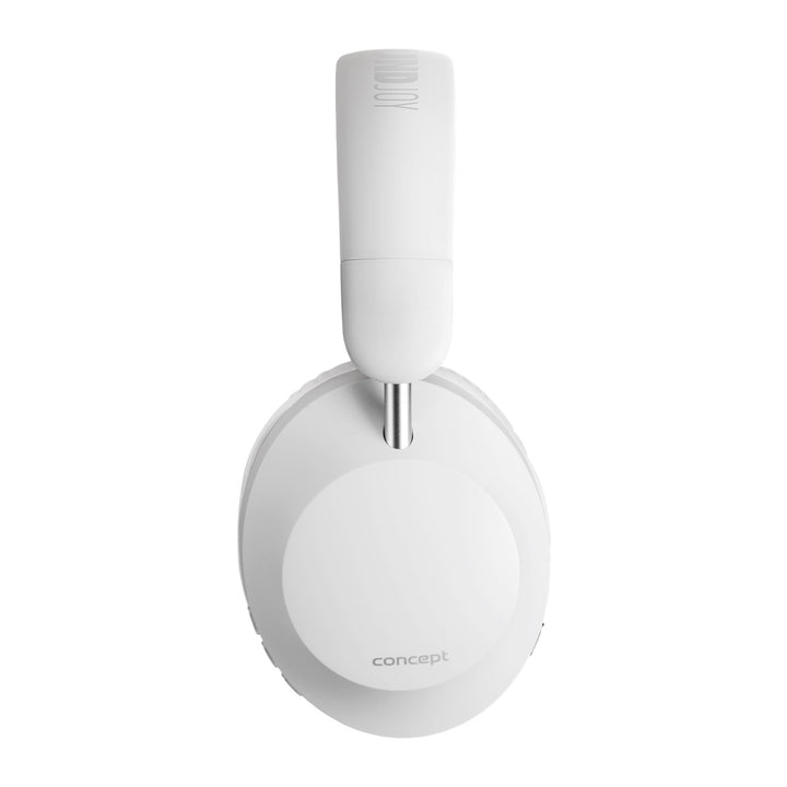 Concept SoundJoy draadloze hoofdtelefoon voor in de oren, tot 45 uur afspeeltijd, Bluetooth 6.0, snel opladen, actieve ruisonderdrukking tot 18 dB, wit, HS4081
