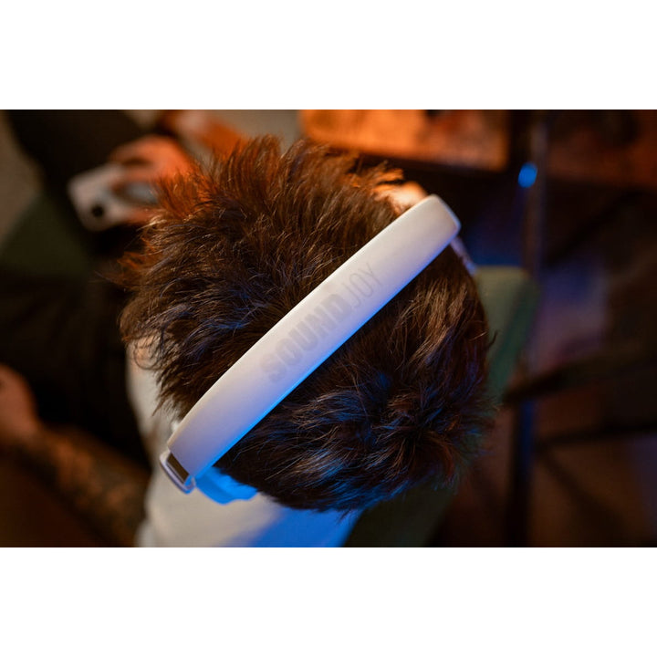 Concept SoundJoy draadloze hoofdtelefoon voor in de oren, tot 45 uur afspeeltijd, Bluetooth 6.0, snel opladen, actieve ruisonderdrukking tot 18 dB, wit, HS4081