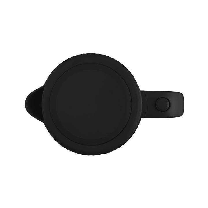 Concept kunststof waterkoker, 1,7L, geribbeld ontwerp, drievoudig veiligheidssysteem, bezinkselfilter, waterpeilindicator, zwart, RK2391