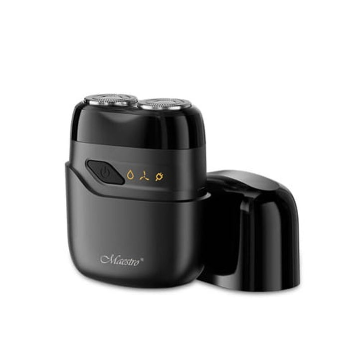 Maestro elektrisch scheerapparaat, 2 scheerhoofden, opladen via USB C, werktijd tot 60 minuten, eenvoudig te reinigen, MR-671