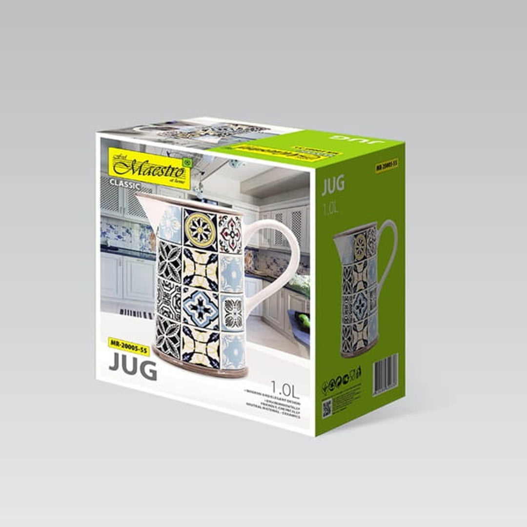 Keramische kan Holiday in Porto van Maestro, inhoud 1000ml, MR-20005-55
