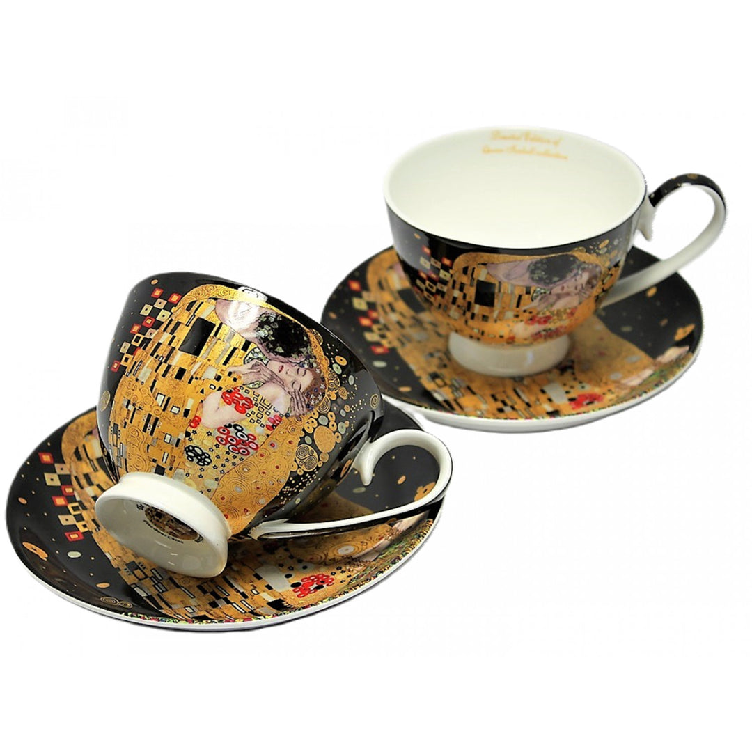 Queen Isabell - Set van 2 porseleinen -kopjes, Kus van Klimt, 250 ml, W8KL356-22383