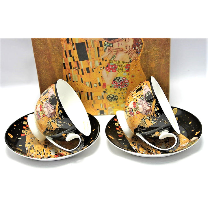 Queen Isabell - Set van 2 porseleinen -kopjes, Kus van Klimt, 250 ml, W8KL356-22383