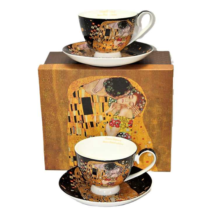 Queen Isabell - Set van 2 porseleinen -kopjes, Kus van Klimt, 250 ml, W8KL356-22383