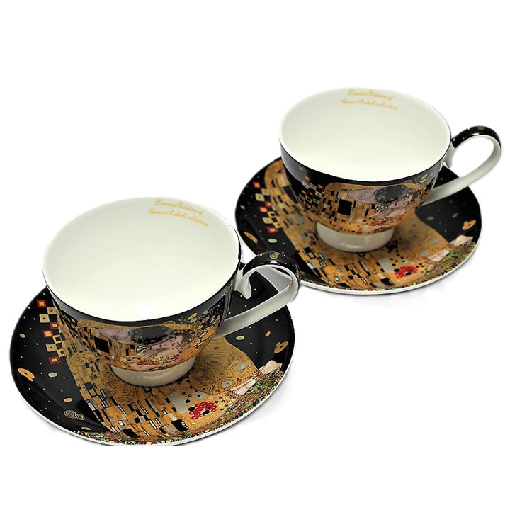 Queen Isabell - Set van 2 porseleinen -kopjes, Kus van Klimt, 250 ml, W8KL356-22383