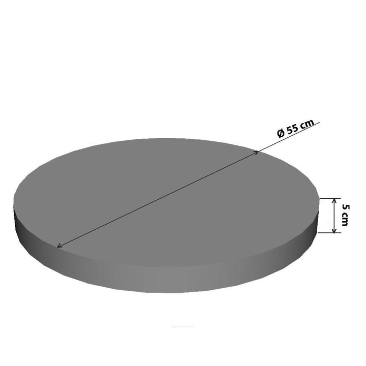 Bertoni kattenbed / matras, in elastisch schuim, diameter 55 cm, Miauw, Ring design