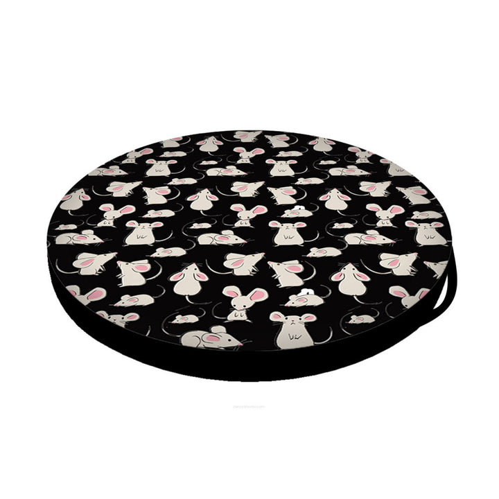 Bertoni kattenbed / matras, in elastisch schuim, diameter 55 cm, Mouse design, Ring