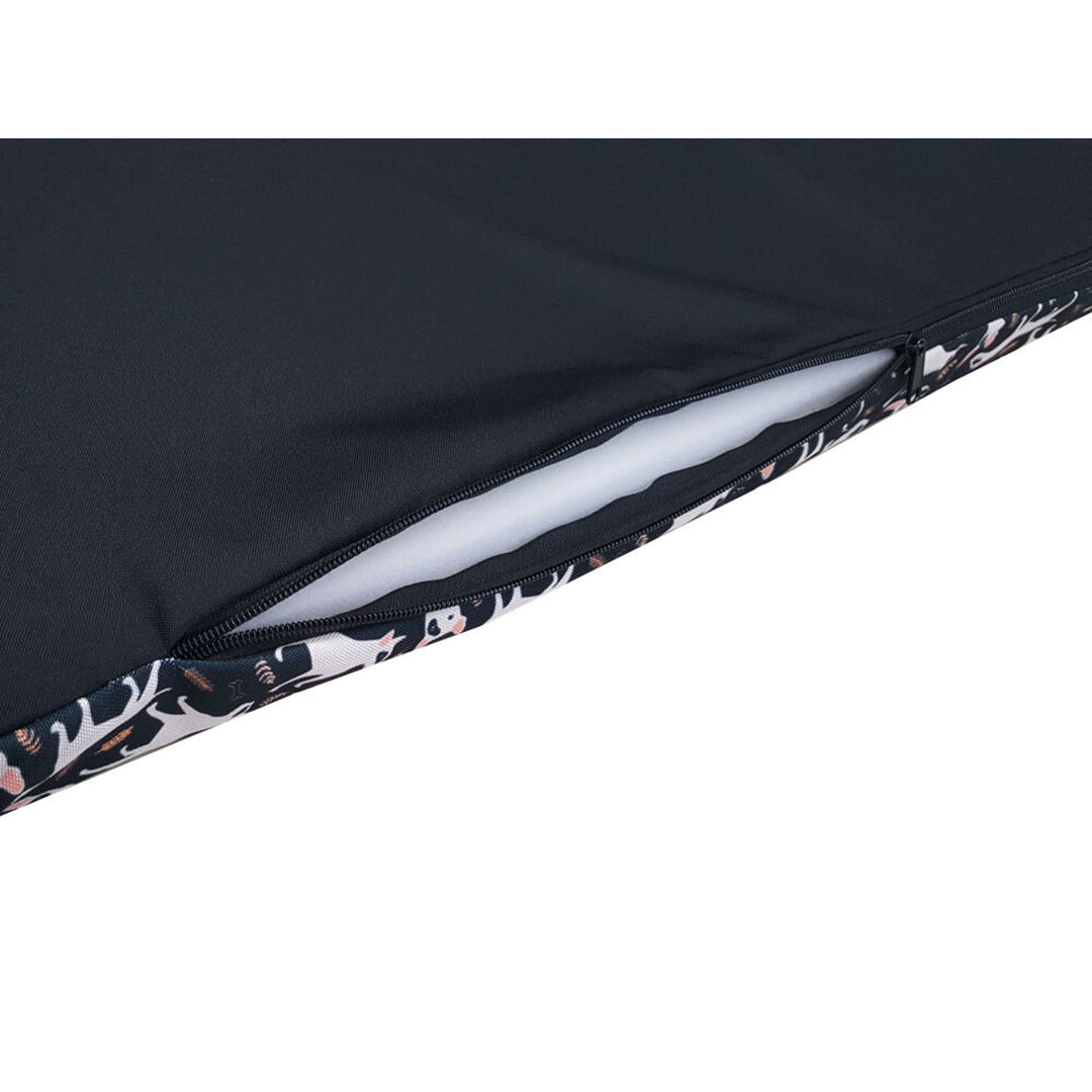 Bertoni XL hondenmatras bed, schuim, waterdichte hoes, Bullteriers patroon, EE146