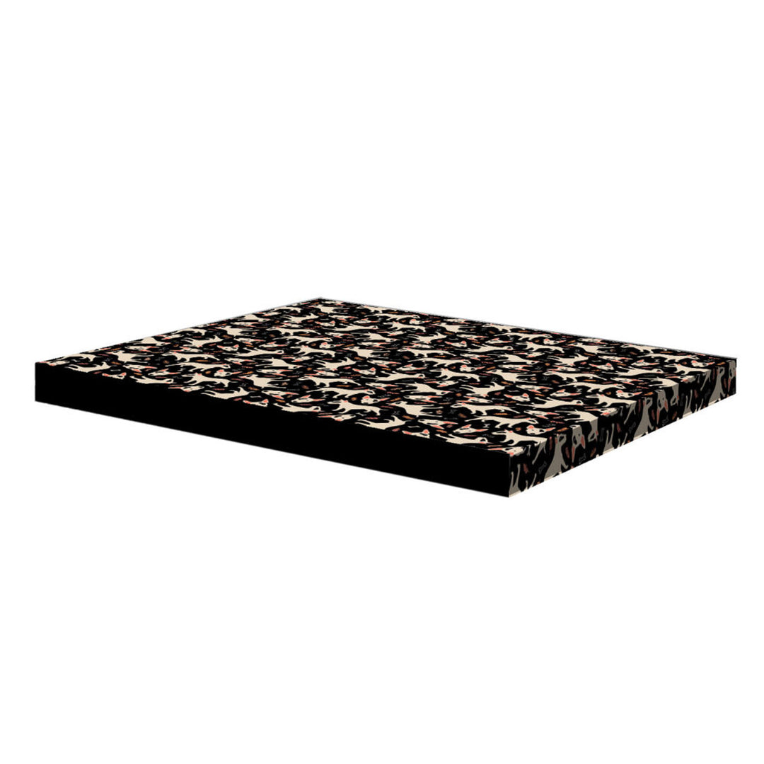 Bertoni XL hondenmatras bed, schuim, waterdichte hoes, Bullteriers patroon, EE146