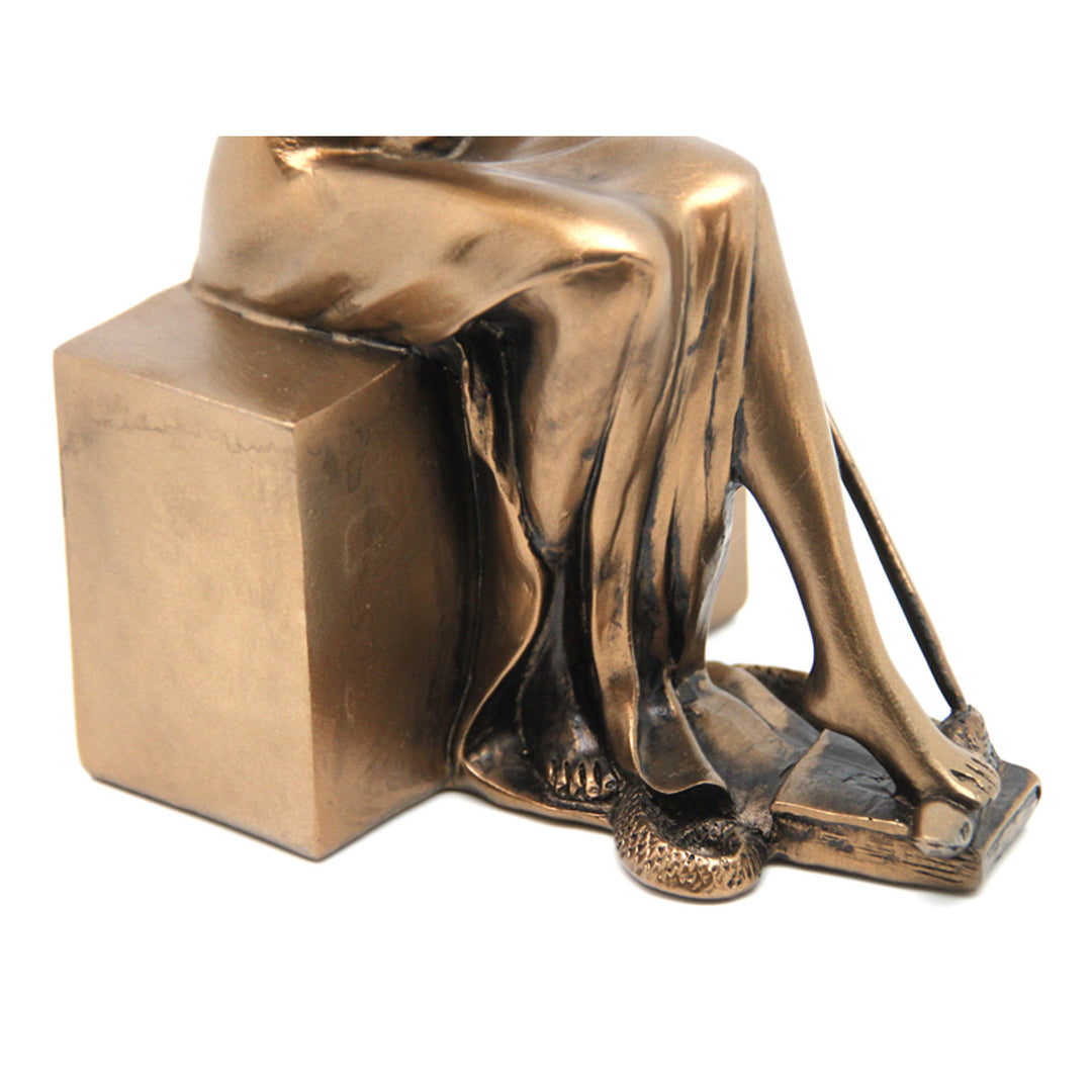 Queen Isabell - Beeldjes van Themis met weegschaal en zwaard - set van 2 stuks