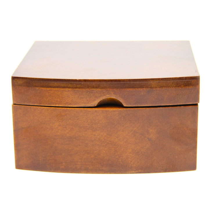 Sieradendoos, hout, bruin, organizer, compartimenten, Queen Isabel