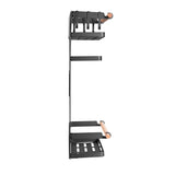 Maclean magnetisch rek voor koelkast/wasmachine, zwart, max. 12kg, MC-910, 2 stuks