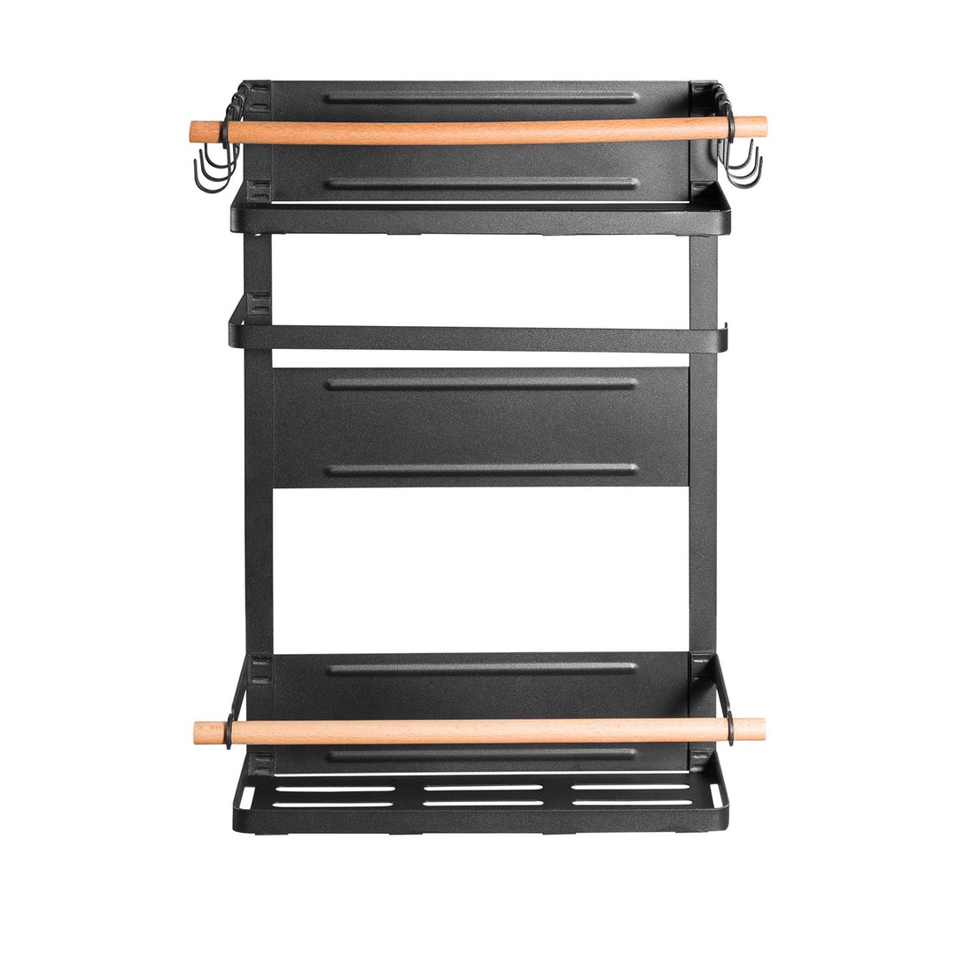 Maclean magnetisch rek voor koelkast/wasmachine, zwart, max. 12kg, MC-910, 4 stuks