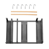 Maclean magnetisch rek voor koelkast/wasmachine, zwart, max. 12kg, MC-910, 4 stuks