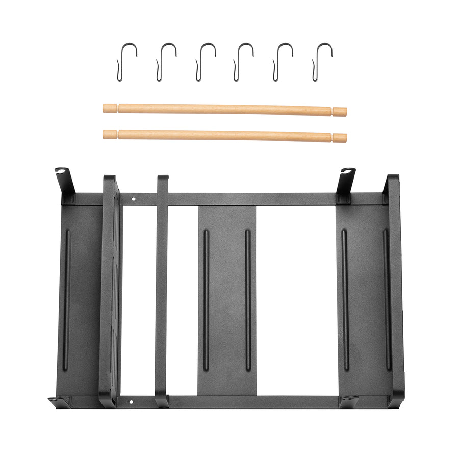 Maclean magnetisch rek voor koelkast/wasmachine, zwart, max. 12kg, MC-910, 4 stuks