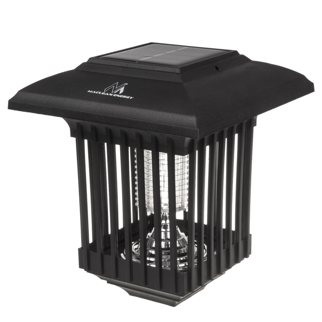 Maclean Solar LED Insecticide Light, IP44, LED/UV, 2*AA Ni-MH 200 mAh oplaadbare batterij, solar 2V DC MCE448, 2 stuks