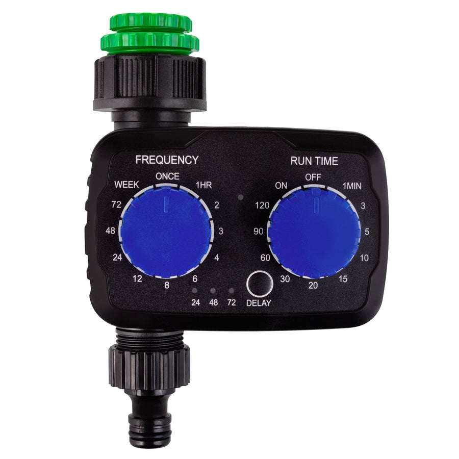 GreenBlue elektronische besproeiingscontroller, programmeur, voeding 2x 1,5V AA, GB391 + 2x Varta Industrial alkaline AA-batterijen