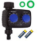GreenBlue elektronische besproeiingscontroller, programmeur, voeding 2x 1,5V AA, GB391 + 2x Varta Industrial alkaline AA-batterijen