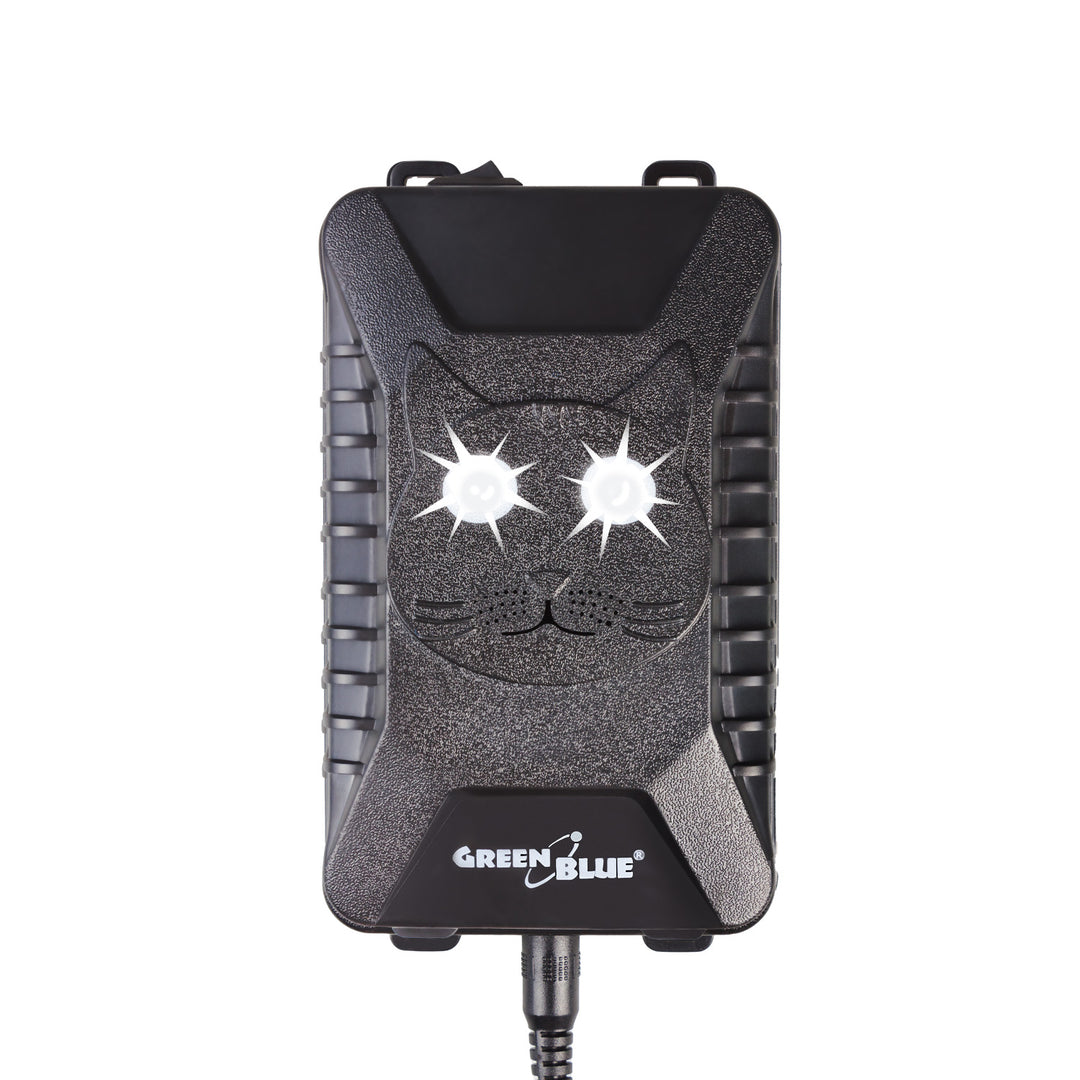 GreenBlue GB725 - Verjager met 4x AA batterij - Afschrikmiddel voor knaagdieren en marterachtigen met ultrasone en LED-verlichting - 18-36 kHz - 110 dB