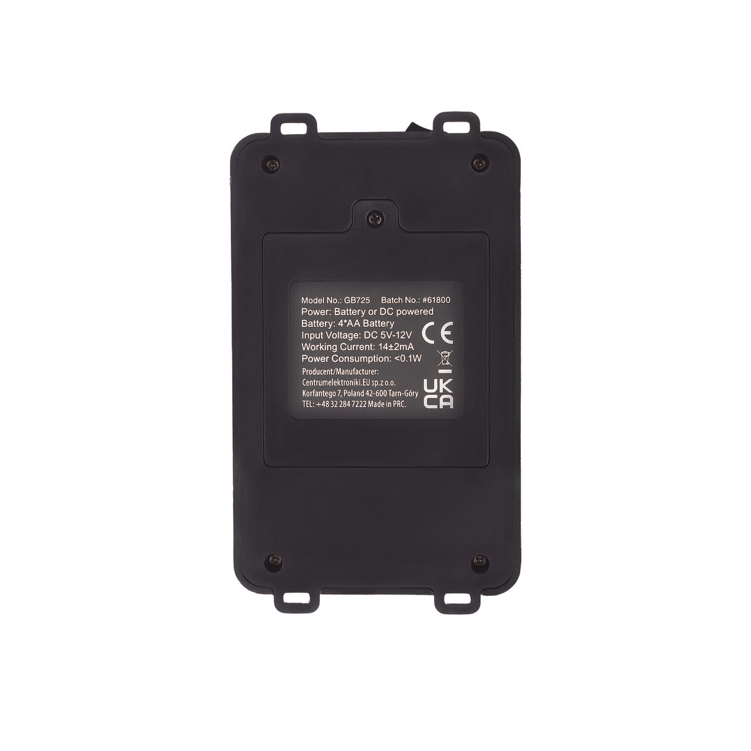 GreenBlue GB725 - Verjager met 4x AA batterij - Afschrikmiddel voor knaagdieren en marterachtigen met ultrasone en LED-verlichting - 18-36 kHz - 110 dB