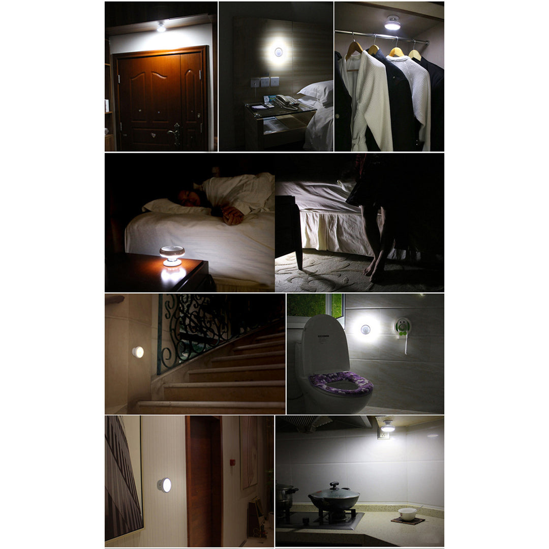 LED lamp met Maclean bewegingssensor, magneet, achtergrondverlichting, lichtstanden: continu, PIR sensor, 3xAA, MCE223 + 3 x Varta Industrial batterijen