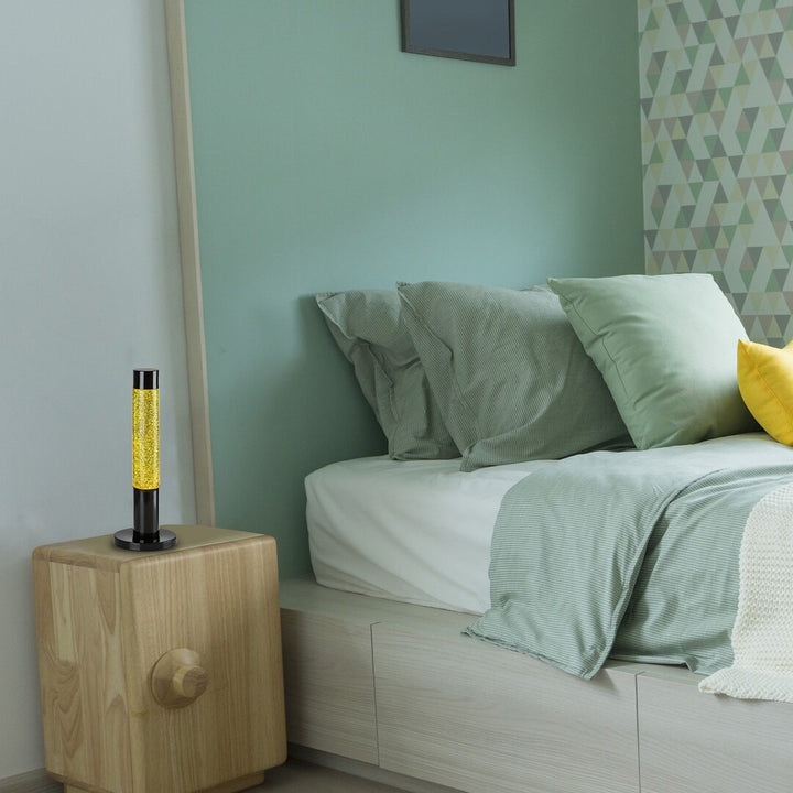 Rabalux LED lavalamp, 25W, 3000 K, geel, Lavastic