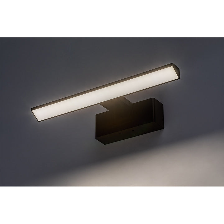 Rabalux badkamerlamp, vermogen 6W, natuurlijk wit 4000W, IP44. zwart, Loric