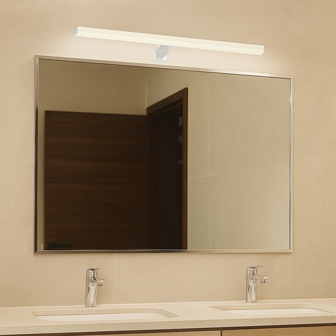 Rabalux badkamerlamp, vermogen 9 W, natuurlijk wit 4000 K, IP44, chroom, Oliro