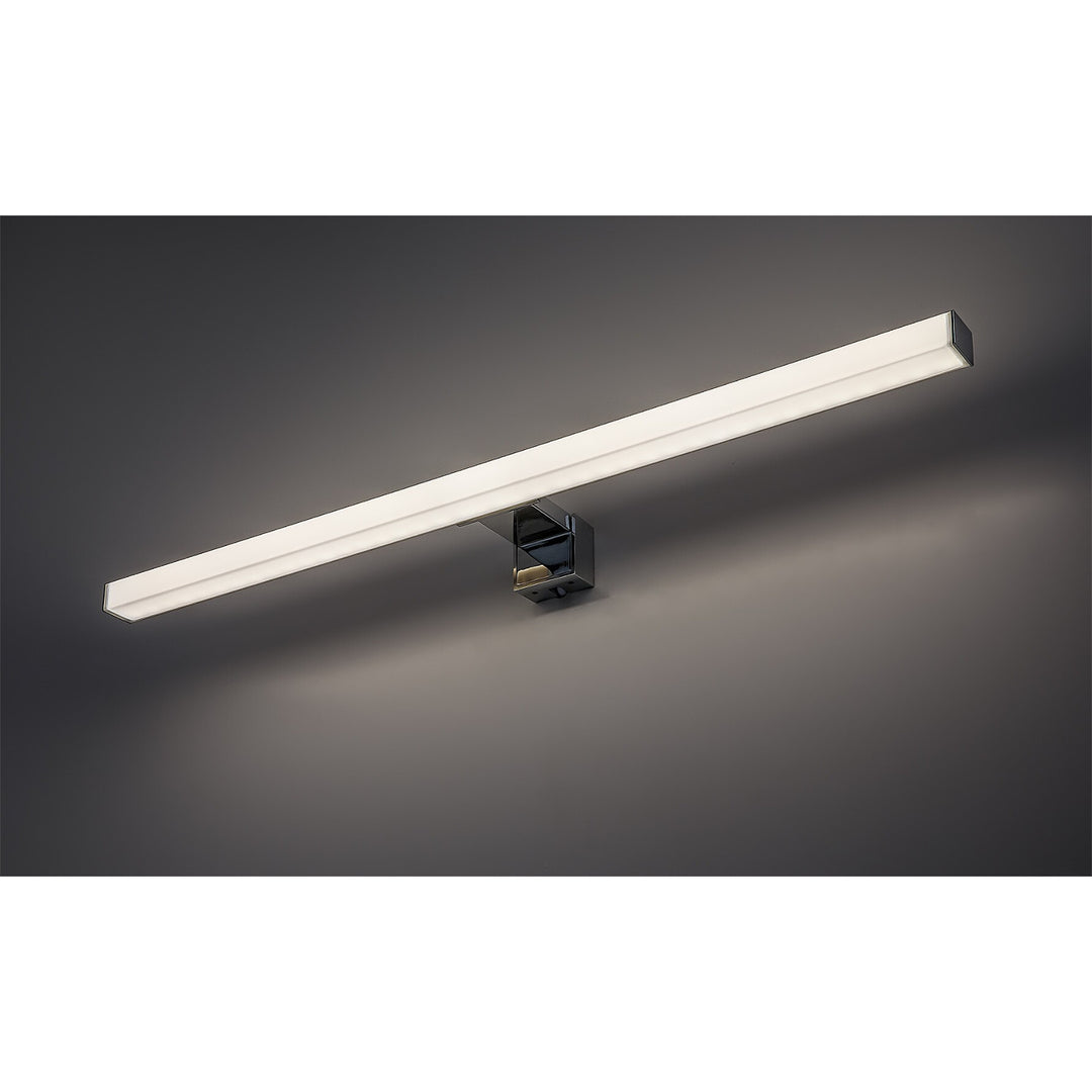 Rabalux badkamerlamp, vermogen 9 W, natuurlijk wit 4000 K, IP44, chroom, Oliro