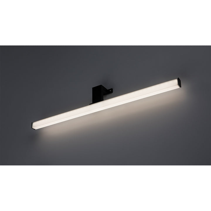 Rabalux badkamerlamp, vermogen 9W, natuurlijk wit 4000K, IP44. zwart, Oliro