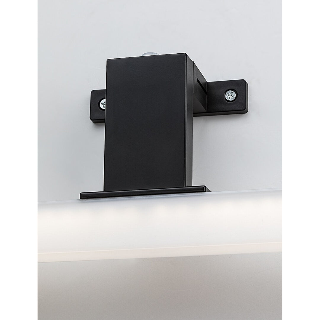 Rabalux badkamerlamp, vermogen 9W, natuurlijk wit 4000K, IP44. zwart, Oliro