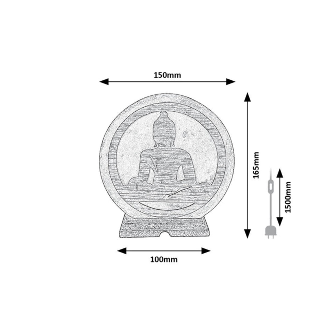 Rabalux zoutlamp, E14 schroefdraad, oranje, IP20, Zenova