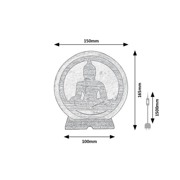 Rabalux zoutlamp, E14 schroefdraad, oranje, IP20, Zenova