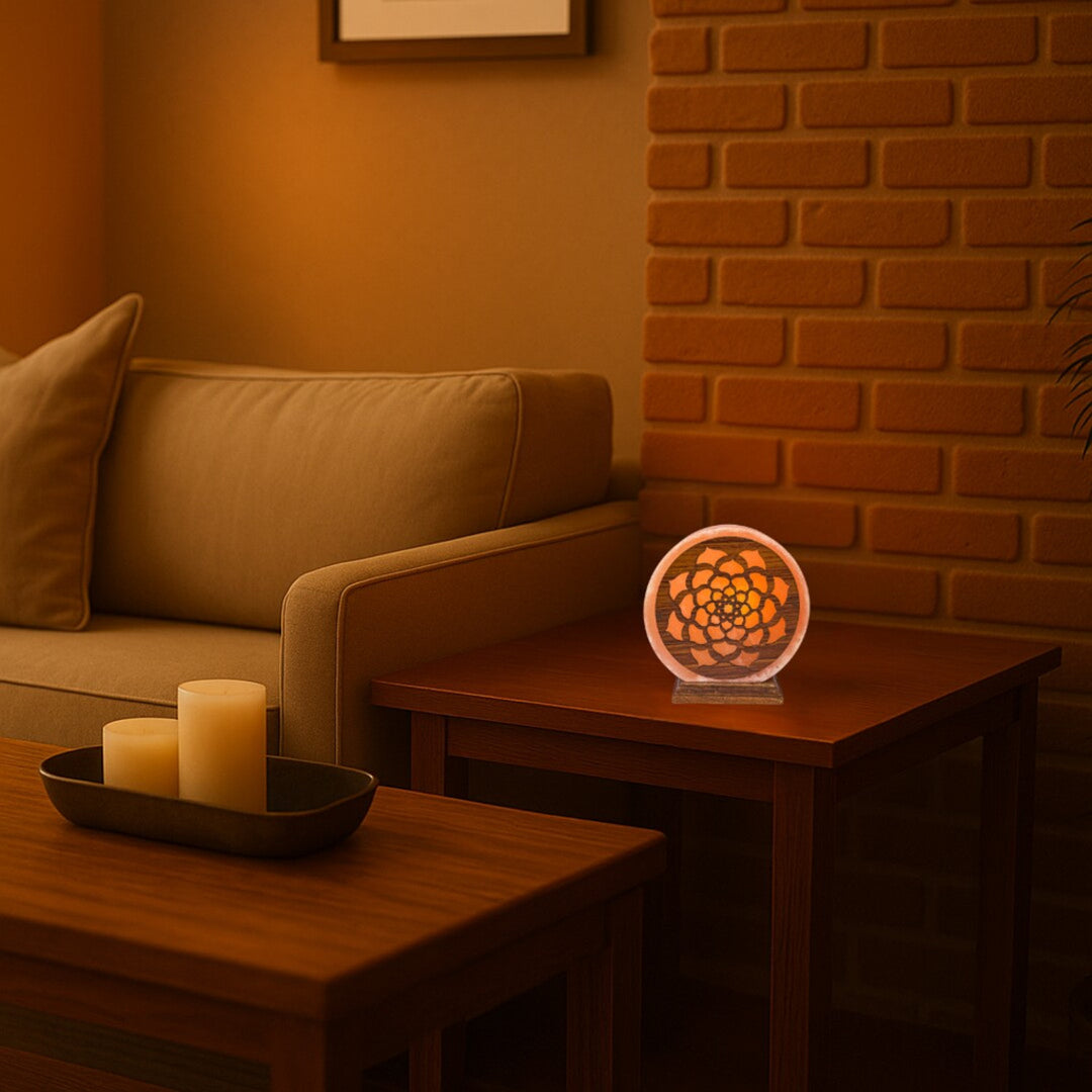 Rabalux zoutlamp, E14 schroefdraad, oranje, IP20, Mandali