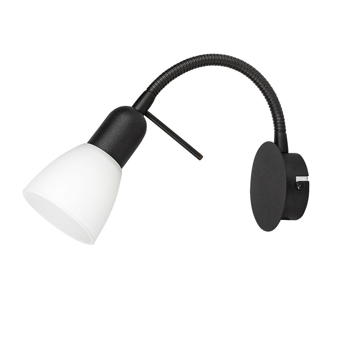 Rabalux wandlamp, spot, E14 fitting, IP20, zwart, Soma