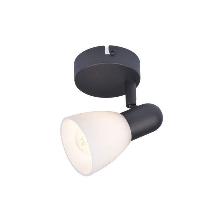 Rabalux plafondlamp, spot, E14 fitting, IP20, zwart, Soma