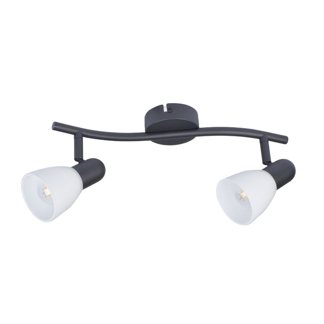 Rabalux plafondlamp, spot, 2x E14 fitting, IP20, zwart, Soma
