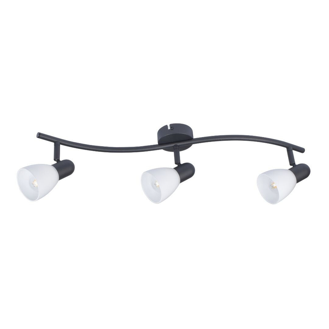 Rabalux plafondlamp, spot, 3x E14 fitting, IP20, zwart, Soma