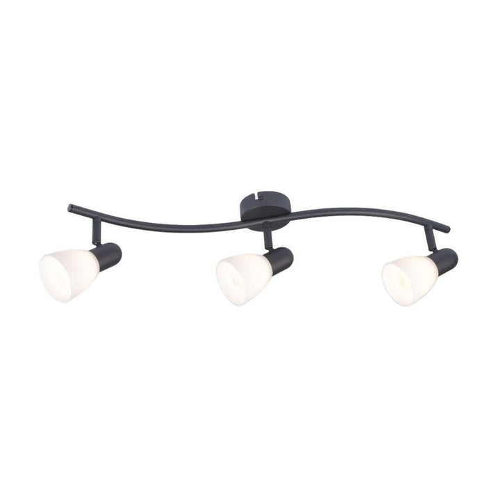 Rabalux plafondlamp, spot, 3x E14 fitting, IP20, zwart, Soma